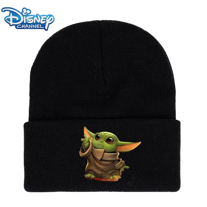 Новинка детская Весенняя шерстяная вязаная шапка Disney из Звездных Войн йода для