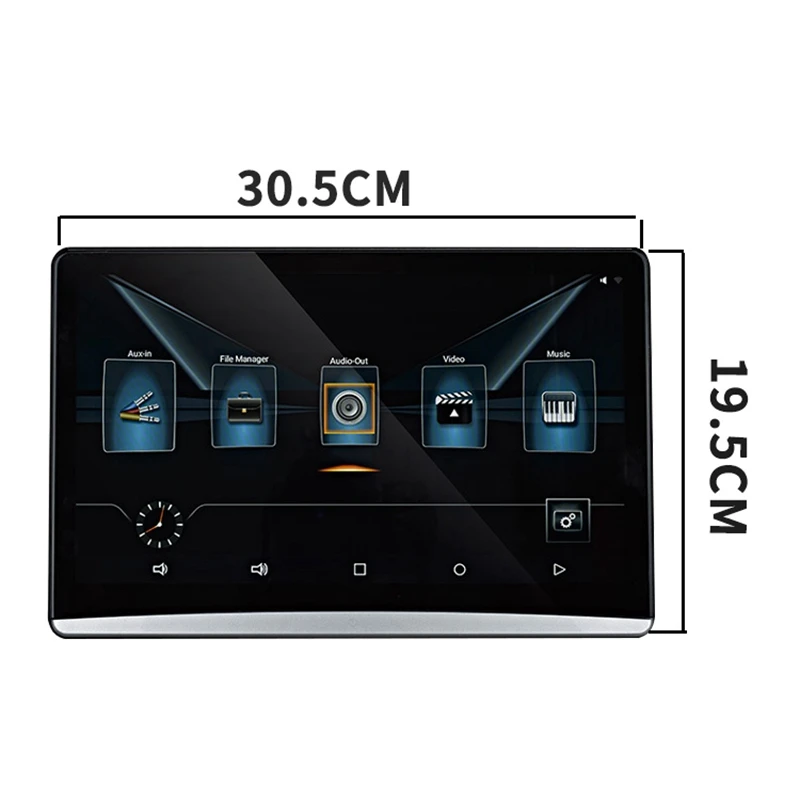 OPQ-12.5 дюймов HD 1080P Android 7 1 WIFI 3G/4G HDMI Автомобильный подголовник заднего сиденья