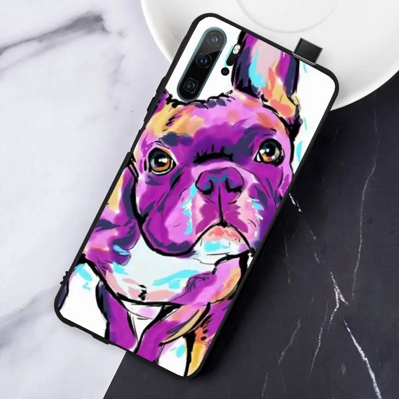

French Bulldog cute animal luxury protective Phone Case shell For Huawei honor Mate P 10 20 30 40 Pro 10i 9 10 20 8 x Lite