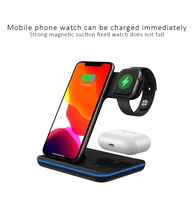 new arrival hot selling fast mobile phone tws wireless charger 15w mainly charge for iphoneiwatchairpods2 pro and android buds