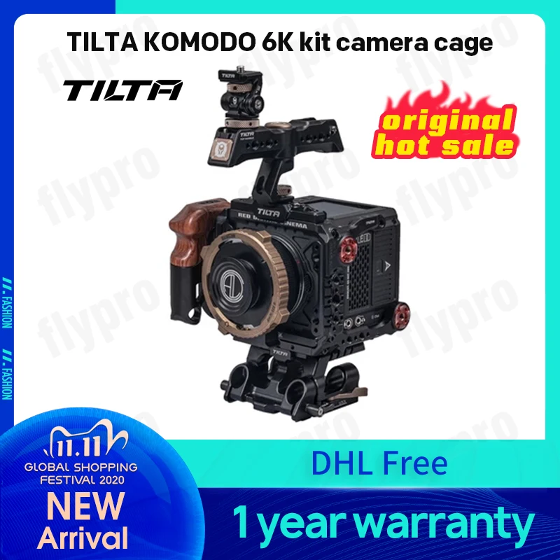 TILTA красный Комодо 6K Экшн камера cageTA T08 A B TA E C Тактический комплект клетки для