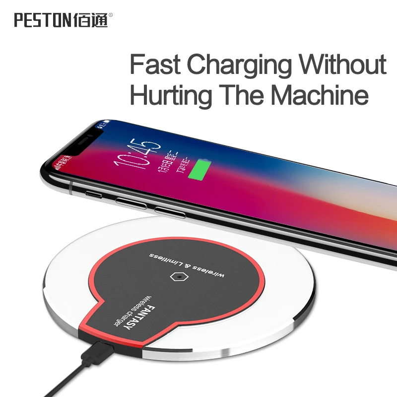 Беспроводное зарядное устройство с подставкой и USB зарядкой для Galaxy S10 S9 S8 Plus S7 edge