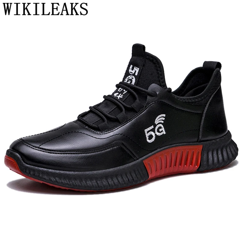 Мужская повседневная обувь лидер продаж мужские зимние кроссовки кожаная