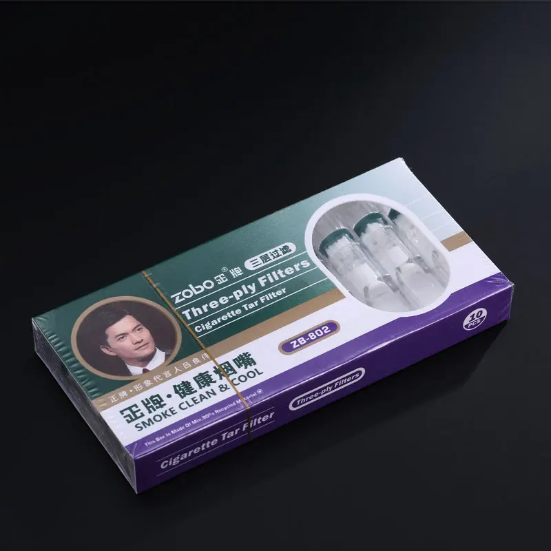 

ZOBO Disposable three ply filter nozzle cigarette holder mouthpiece health food grade Microporous filter 5mm-6mm-7mm-8mm-9mm