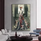 Животные алмазная живопись Wall Art холст картины плакаты с изображением жирафа и принты HD настенные картины для Гостиная украшение дома