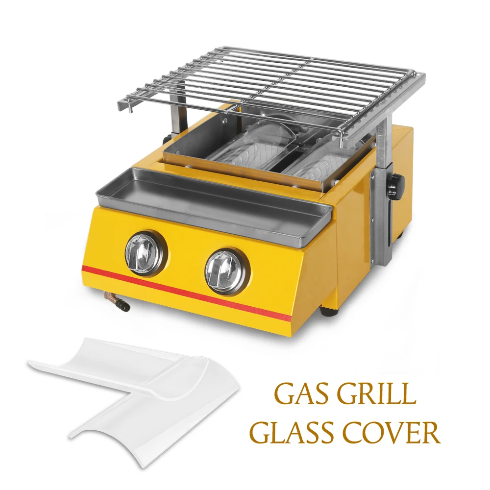 Стеклянная крышка для Газовых Грилей 2 шт./лот инфракрасная газовая горелка