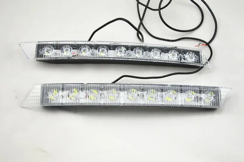 2x авто 9LED белый ходовой огонь DRL желтая лампа поворота 12 В. поворотные огни|daytime
