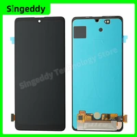 for samsung galaxy a71 a715 a715f a715w a715x lcd display touch screen digitizer sensor assembly complete replacemet 6 7 inch