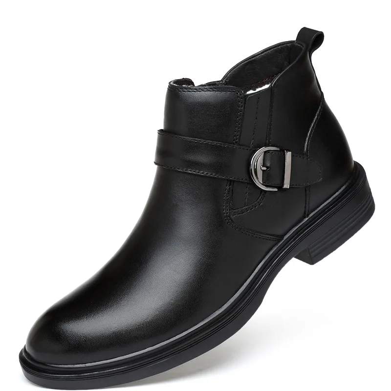 Зимние мужские ботильоны martin теплые плюшевые ботинки большие размеры 36 46 Рабочая