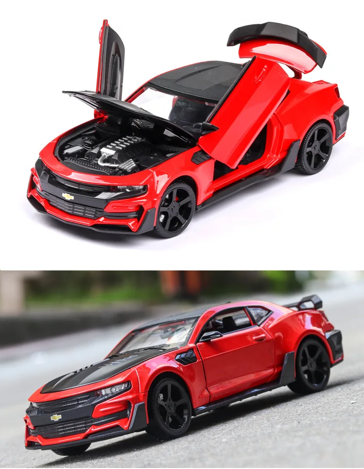 1:24 игрушечный автомобиль отличного качества Chevrolet Camaro Металлический Игрушечный Автомобиль литой автомобиль Diecasts& игрушечные транспортные средства Модель автомобиля игрушки для детей