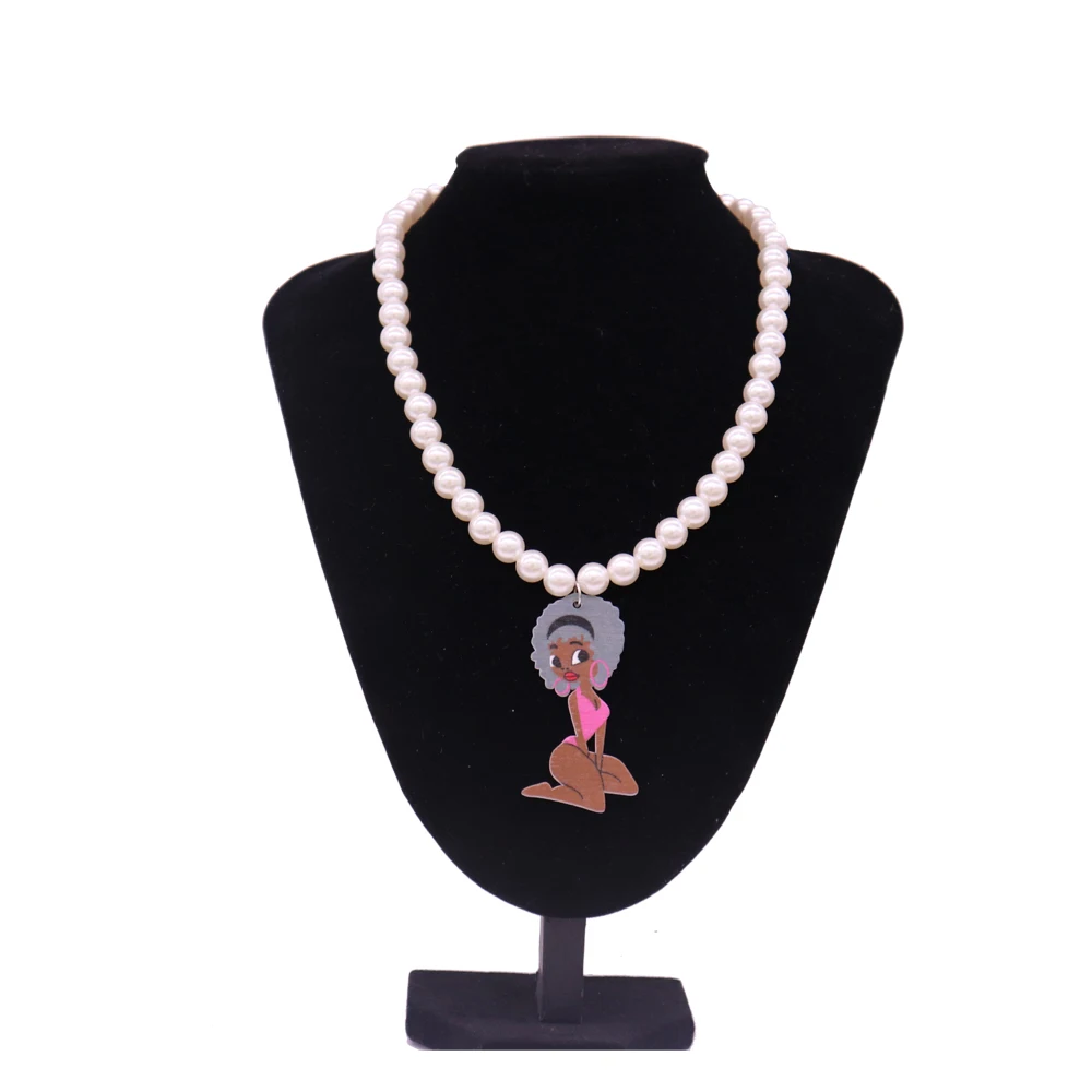 Abadon Прямая поставка Европейская АФРИКАНСКАЯ ДЕВУШКА Натуральный Деревянный