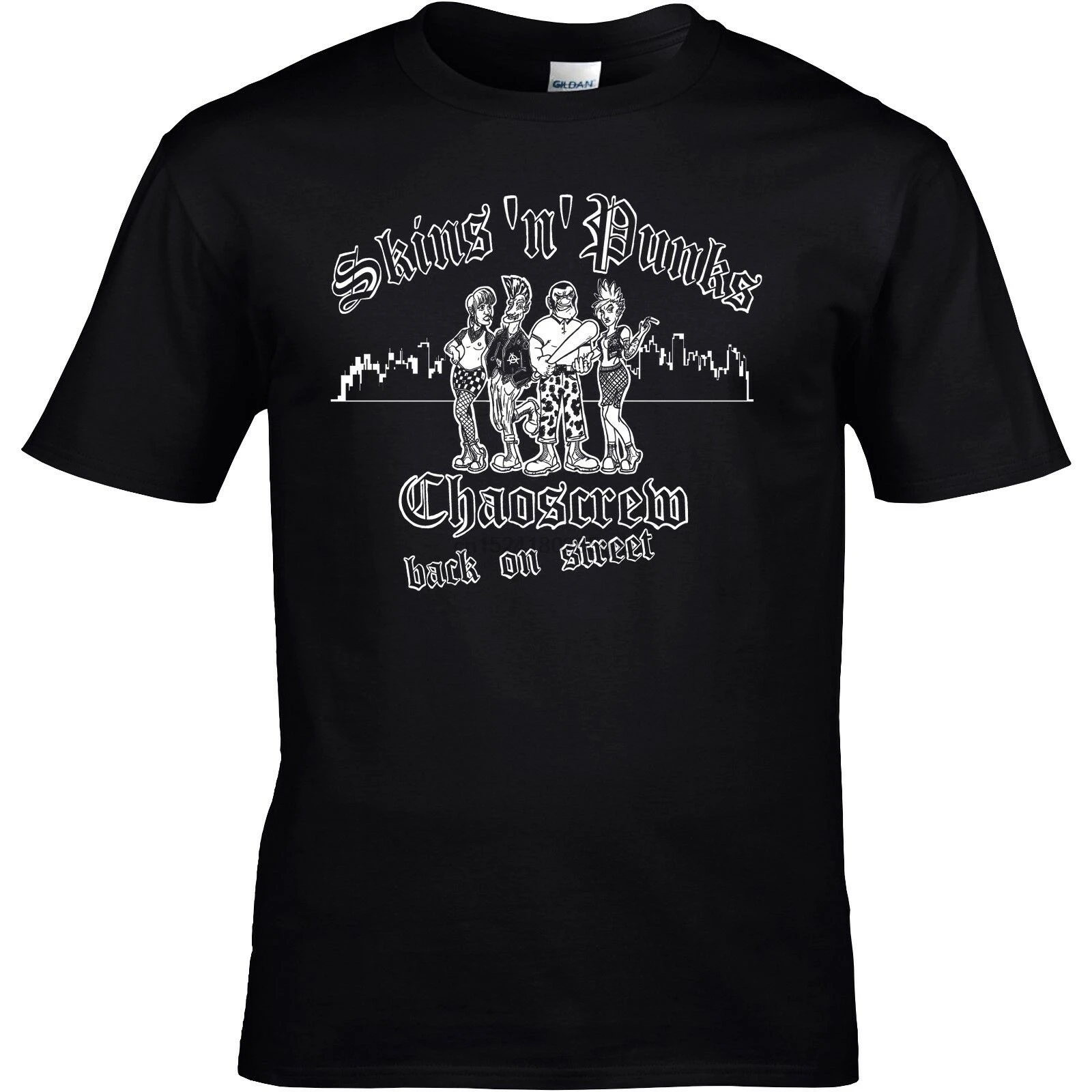 CHAOSCREW футболка NEU Gr. S-XXL Skinhead Punkshirt Oi Skins Punkrock | Мужская одежда