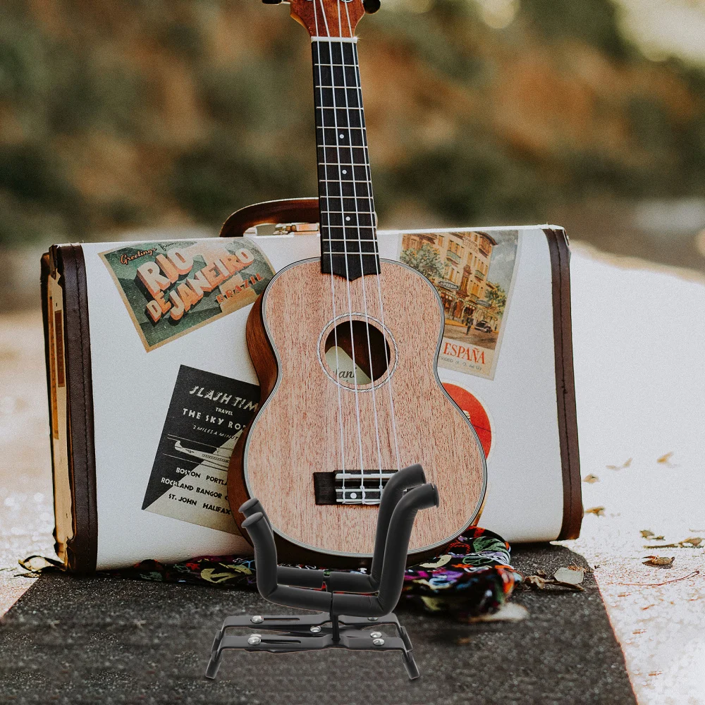 

Folding Violin Stand Adjustable Ukulele Display Rack Musical Instrument Supply