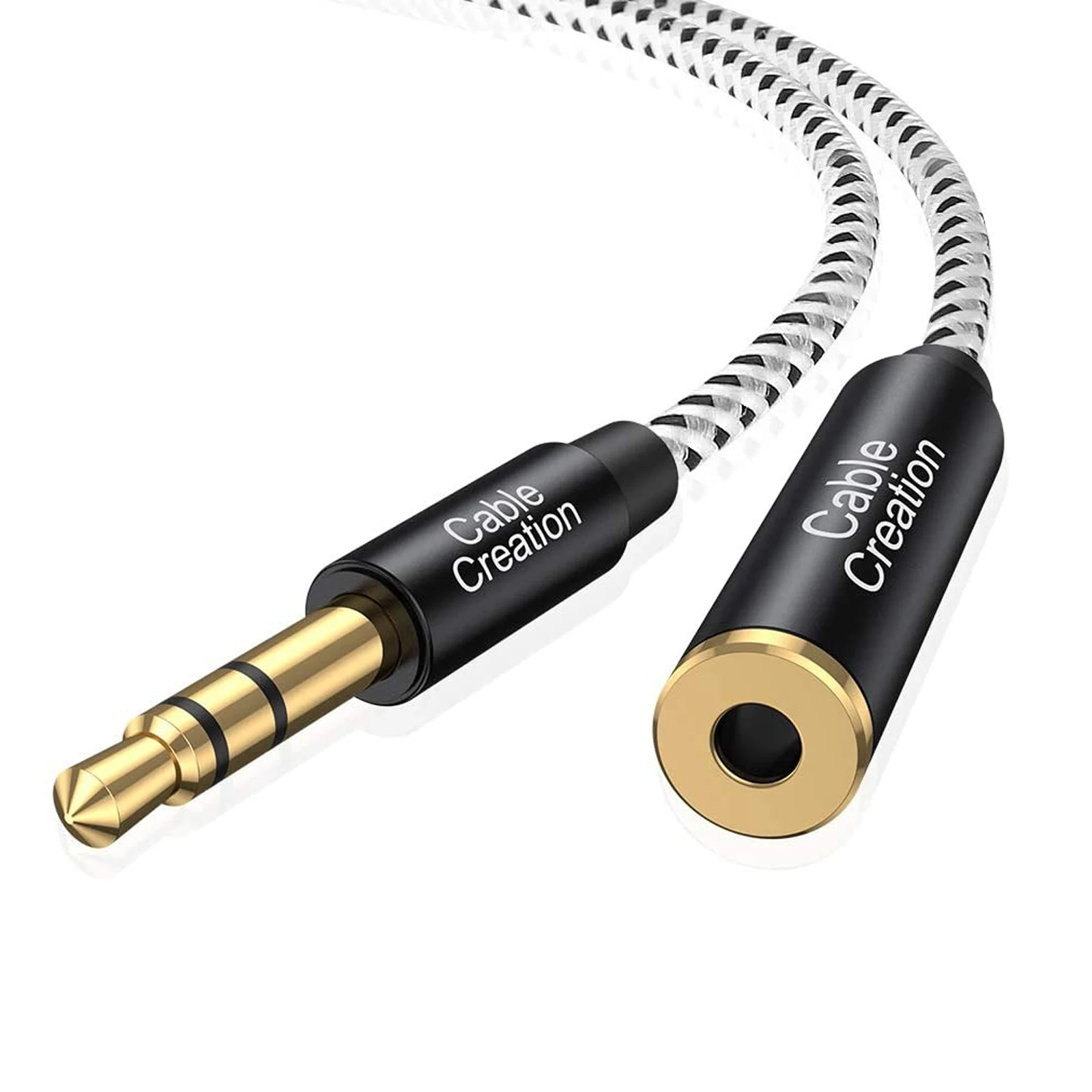 Aux-кабель CableCreation 3 5 мм штекер-гнездо удлинитель стерео аудио кабель для микрофона
