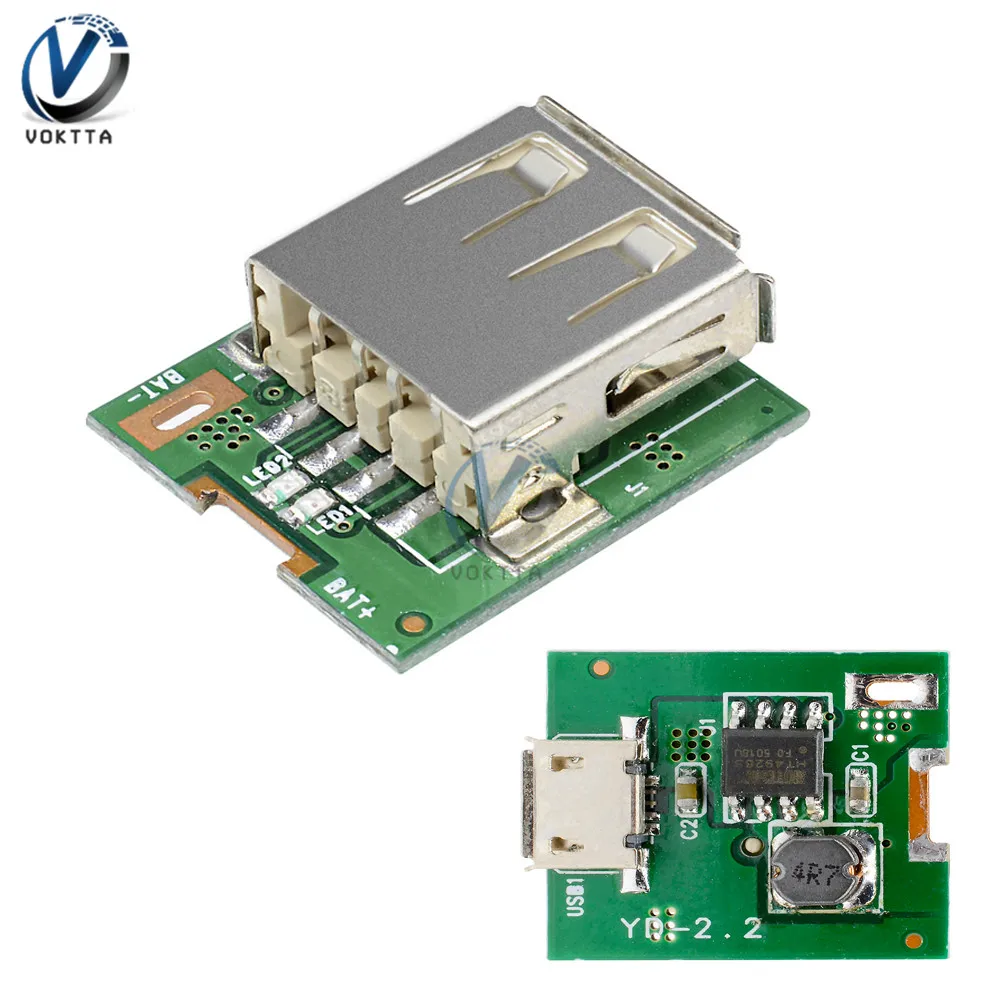 Модуль повышающего преобразователя питания USB со светодиодный ным дисплеем 2 шт.