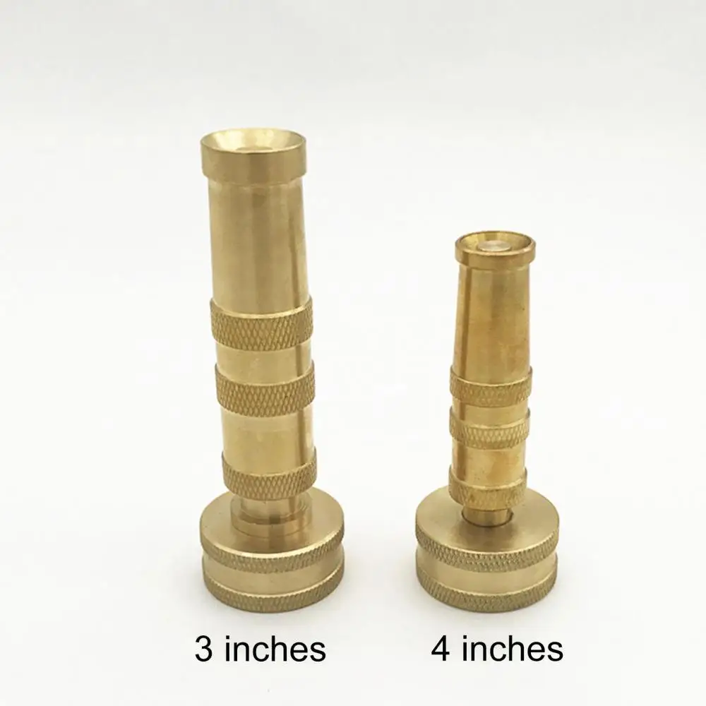 

3/4 inch Adjustable Inner Wire Brass Nozzle for Garden Hose Watering Sprayer