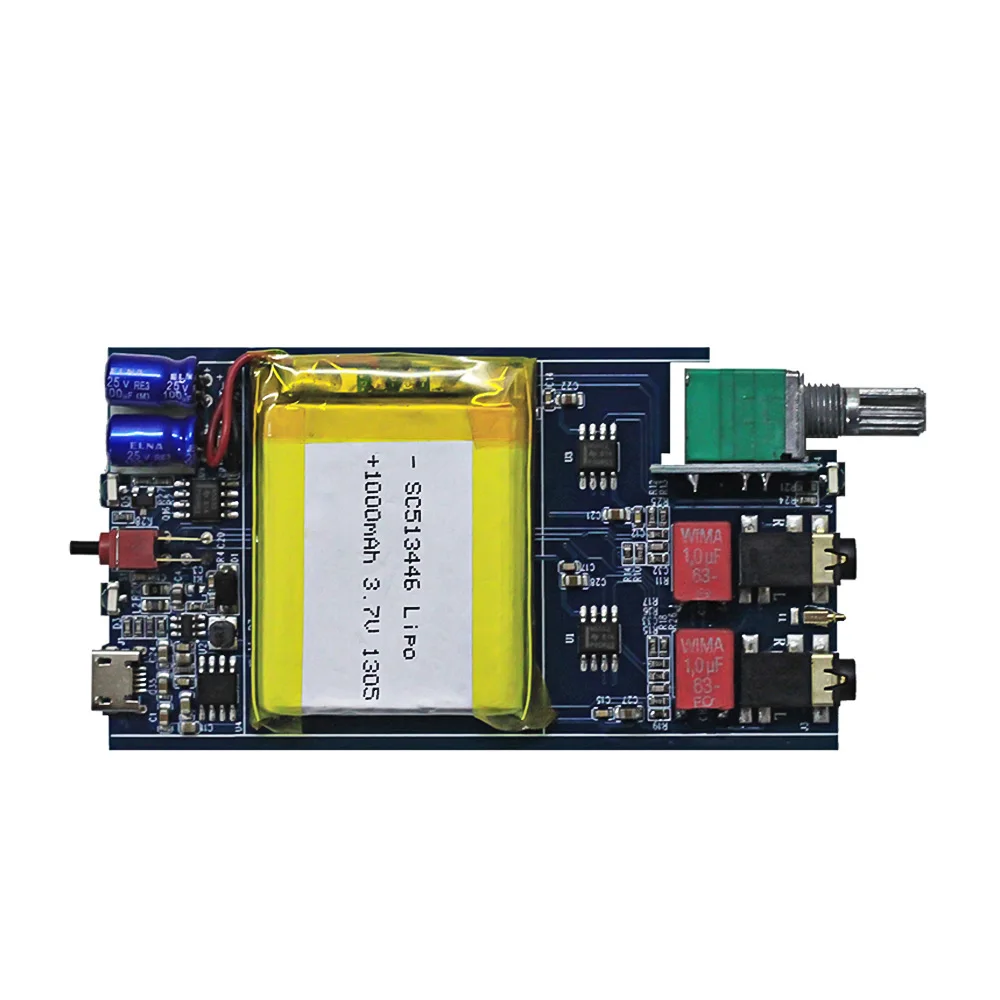 SUCA мини Hi Fi мощный усилитель для наушников портативный с двойным усилителем NE5532 Op