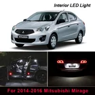 8 шт., светодиодные лампы для подсветки салона Mitsubishi Mirage 2014-2016