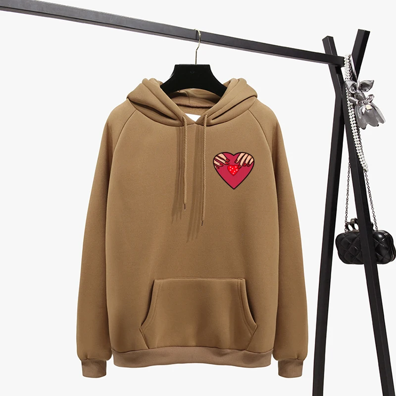 EFIRFAN Bluza Z kappurem Дамская нарядная толстовка с капюшоном Survetement Femme Sudadera Mujer Con Capucha