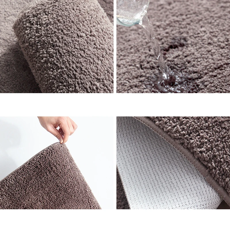 

Non Slip Bath Mat Bathroom Carpet Water Absorption Rug Bathroom Mat kitchen Door Floor Mat Carpet For Toilet Non Slip Carpet