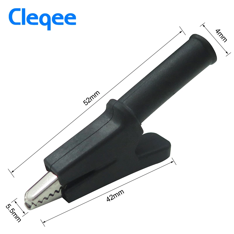 Cleqee P2002 10 шт 5 цветов 1000V 20A зажимы челюстного типа крокодил Безопасность Тесты