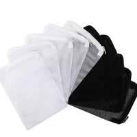 40 pieces aquarium filter bags media mesh filter bags with zipper for charcoal pelletized remove white and black