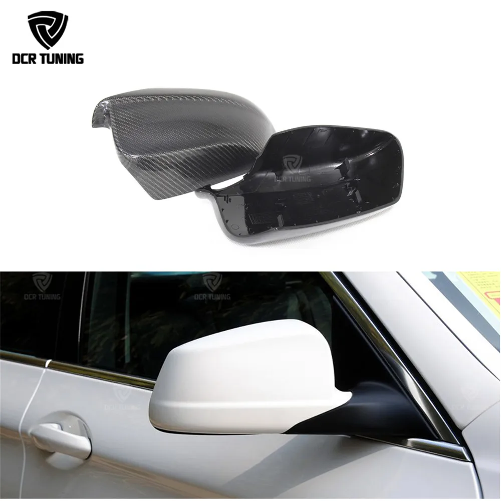 Для BMW F10 Mirror 5 Series Sedan Carbon Fiber 2010 2013 520i 528i 535i 518d крышка зеркала заднего вида из