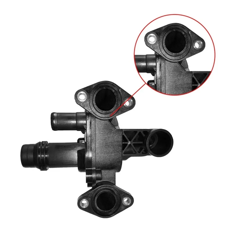 

Engine Coolant Thermostat Tee Water Pipe Connector Thermostat Assembly for Land Rover Discovery 3 Discovery 4 Lr073372 1357091