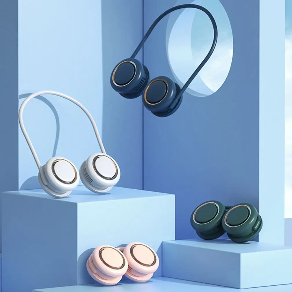 

Многофункциональный подвесной шейный вентилятор WS31 с USB-зарядкой, мини-подвесной шейный безлистный вентилятор, уличный спортивный вентиля...