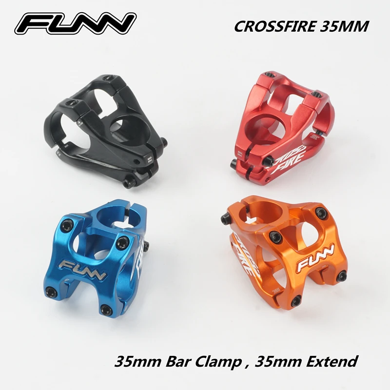Вынос руля горного велосипеда FUNN CROSSFIRE 35 мм из сплава 3D Кованый Зажим CNC удлинение