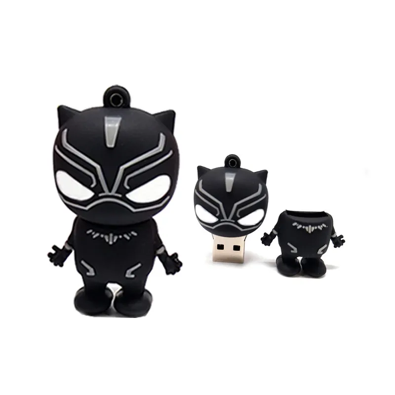 usb флешка 128 ГБ флеш карта 64 Гб памяти мультяшный супергерой флэш накопитель 4 8 16 32