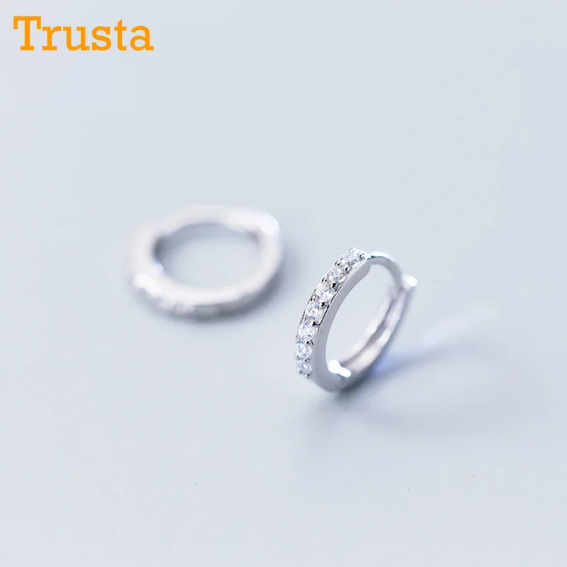 Женские серьги кольца Trustdavis готические геометрические из 100% стерлингового