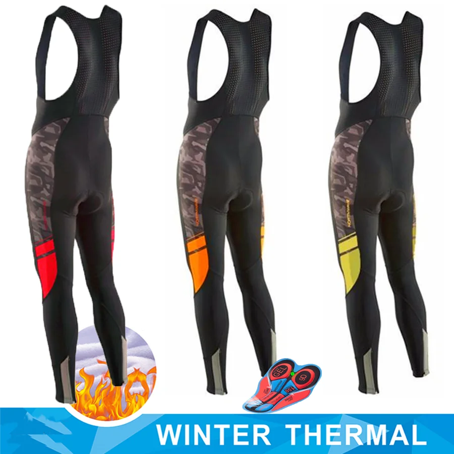 2020 NW Coolmax зимние Polar Thermal Pro велосипедные Экипировка черный нагрудник шорты MTB
