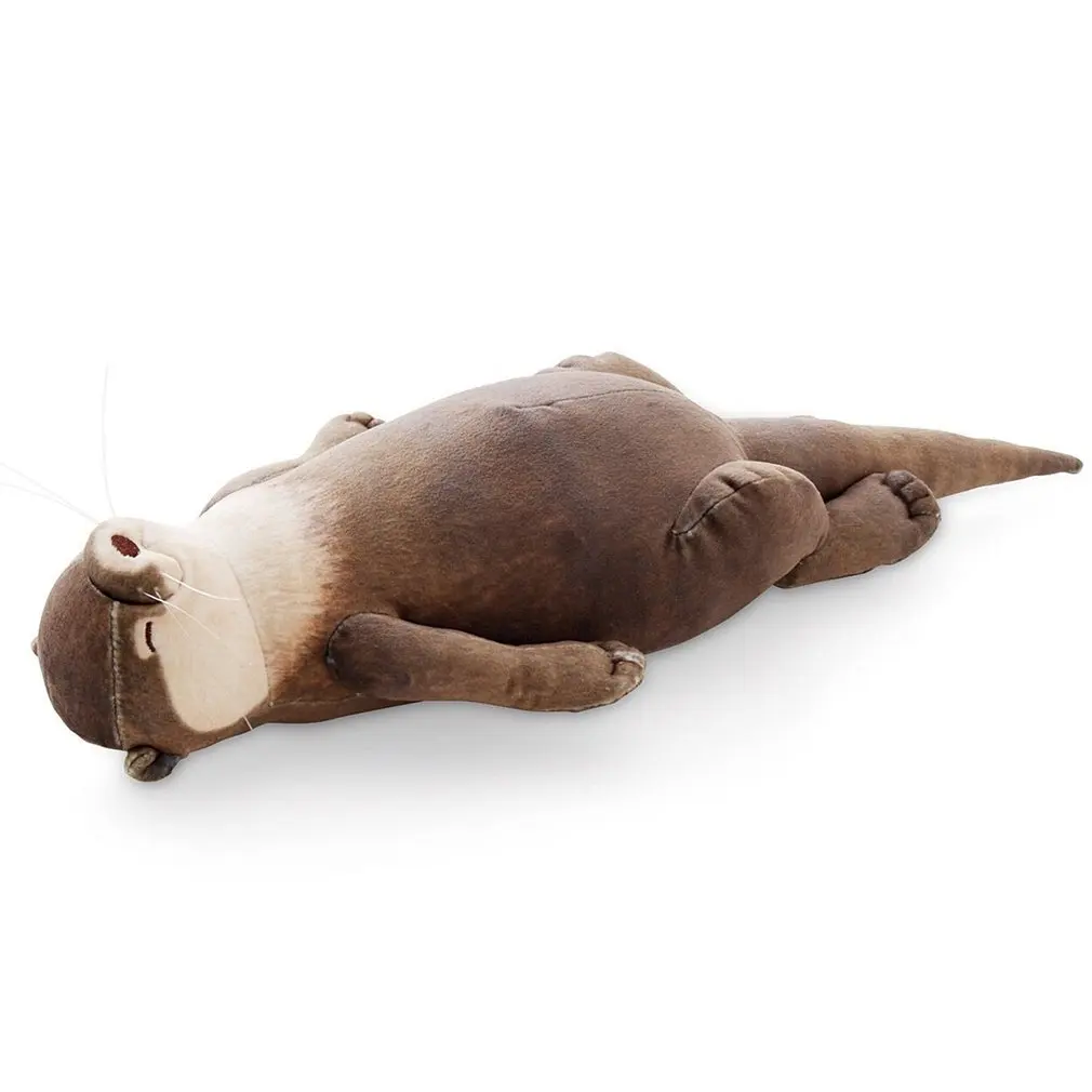 

Children Cute Otter Stuffed Cotton Pencil Case Wrist Pad Birthday Christmas Doll Pillow Toys Wrist Gifts Plush