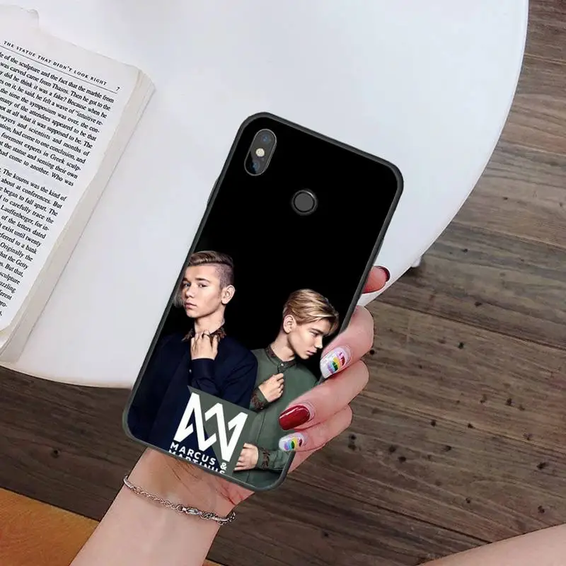 

marcus and martinus boys group luxury high quality Phone Case For Xiaomi Redmi note 7 8 9 t k30 max3 9 s 10 pro lite