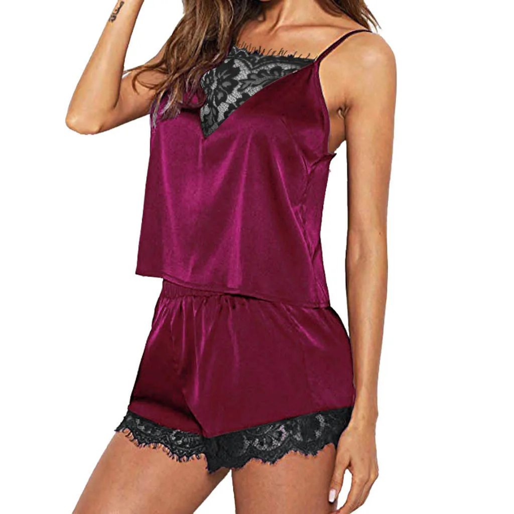 Сексуальное женское нижнее белье ночная сорочка пижама мини-платье для сна без