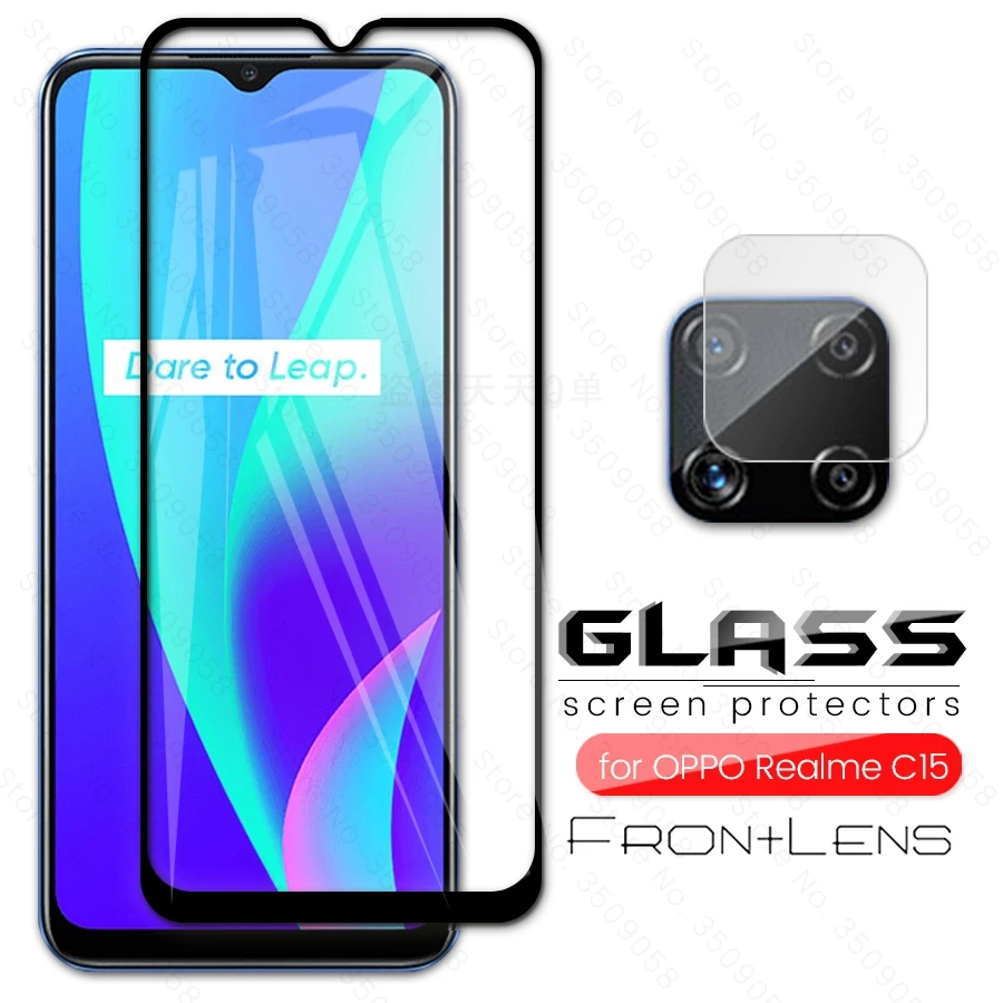 Для realme c15 стеклянная защита для камеры oppo c 15 realmi Защитное стекло realmy настоящий я