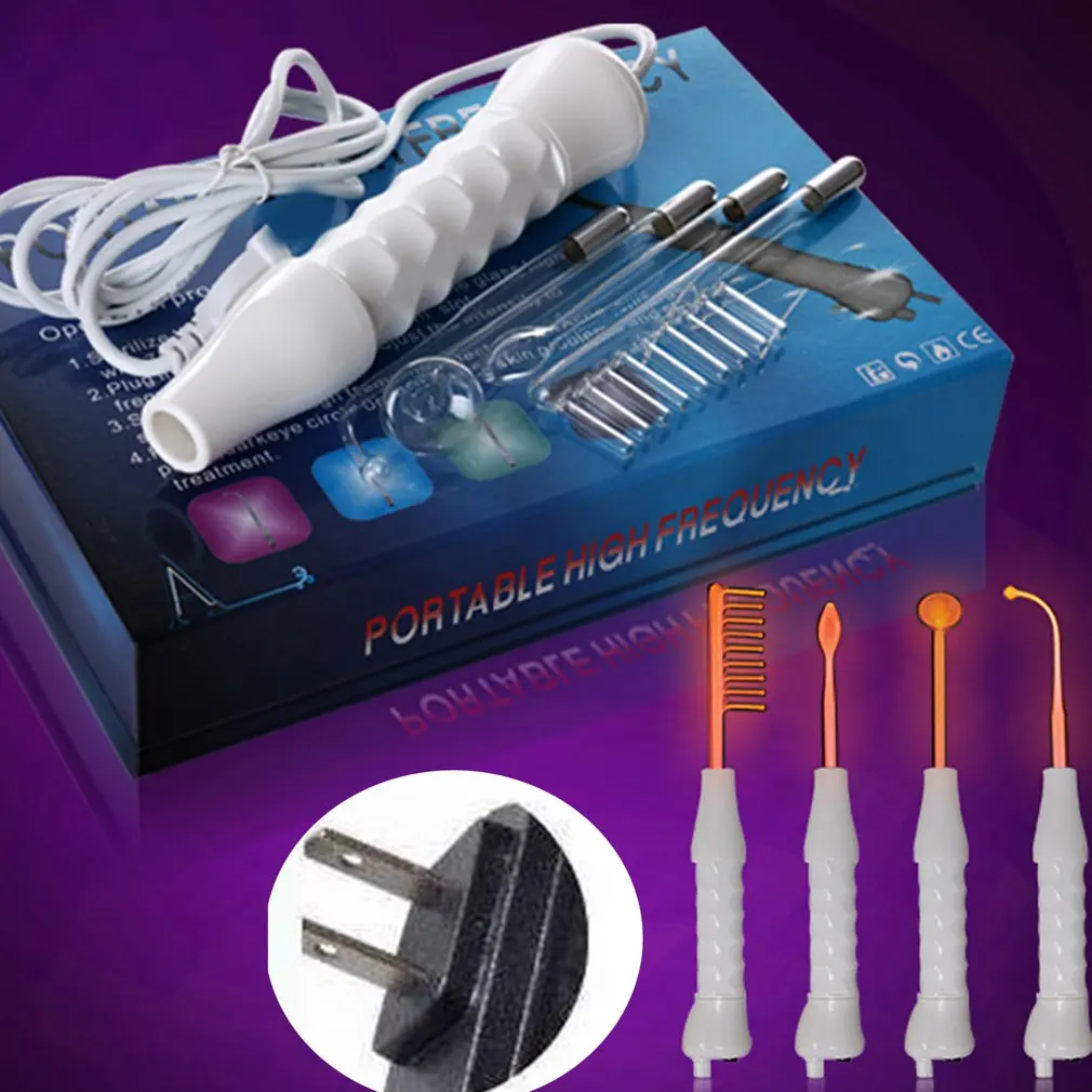 

Portable High Frequency Straight hair comb D'arsonval Skin Tightening Acne Spot Remover