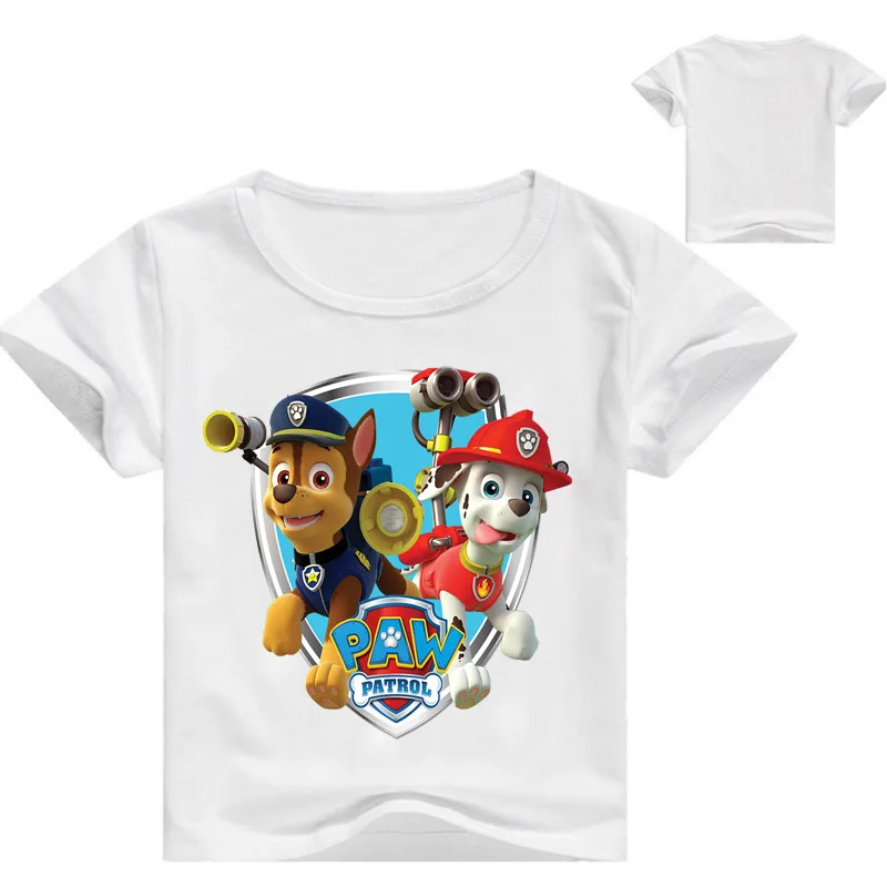 

Paw patrol Girls' Boys Baby Clothing new children's wear cute cartoon print T-shirt