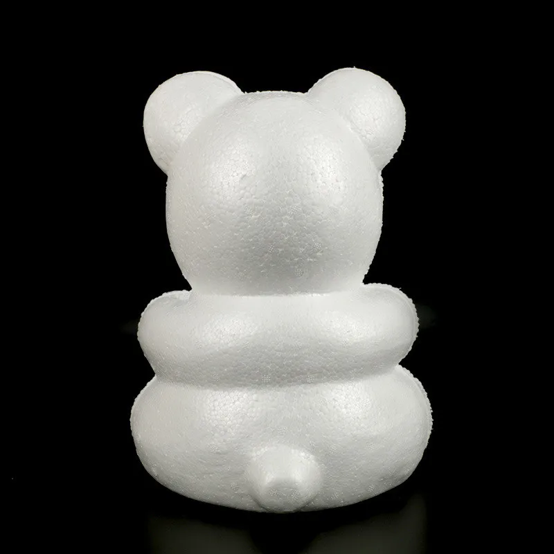 35 см белый пенопластовый пресс-форма мишки ing DIY игрушка на День святого Валентина вечерние свадебные украшения Роза пресс-форма мишки пена пластиковые цветочные формы