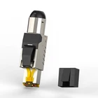 Обжимной инструмент, промышленный класс, Cat6A, Cat7, Cat8, экранированный разъем RJ45, для быстрой установки, без инструментов