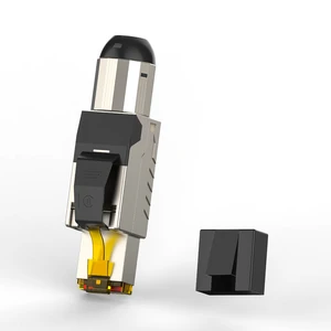 Обжимной инструмент, промышленный класс, Cat6A, Cat7, Cat8, экранированный разъем RJ45, для быстрой установки, без инструментов