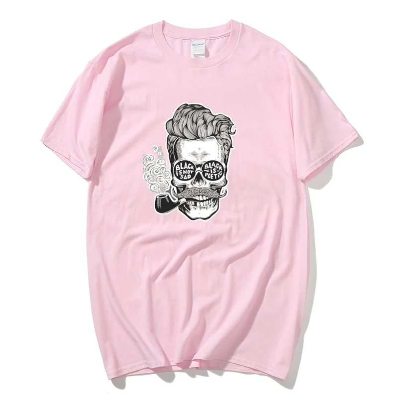 Летние забавные курение thinker Принт футболки Harajuku Повседневное хип хоп в стиле