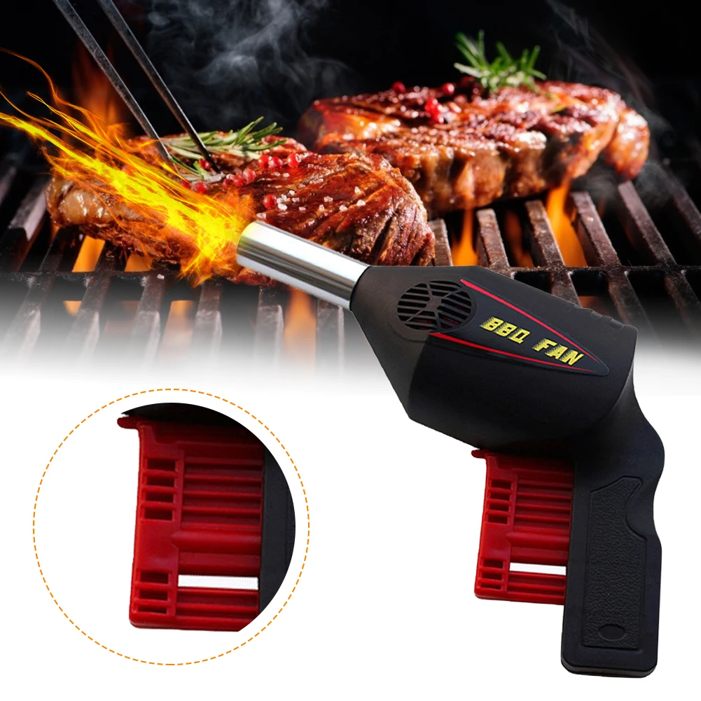 Ручной Электрический вентилятор для барбекю воздуходувка кемпинга пикника