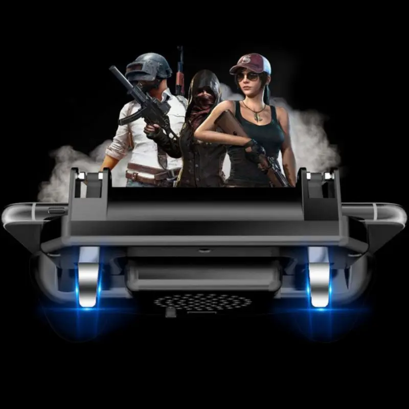 Игровой контроллер SR2 джойстик с охлаждающим вентилятором для PUBG мобильных