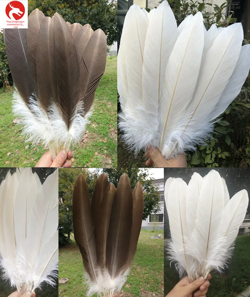

Props Decoration New 10-20-50 PCS Rare and Precious Natural Feathers 14-16Inch35-40cm Feathers Natural and white color options