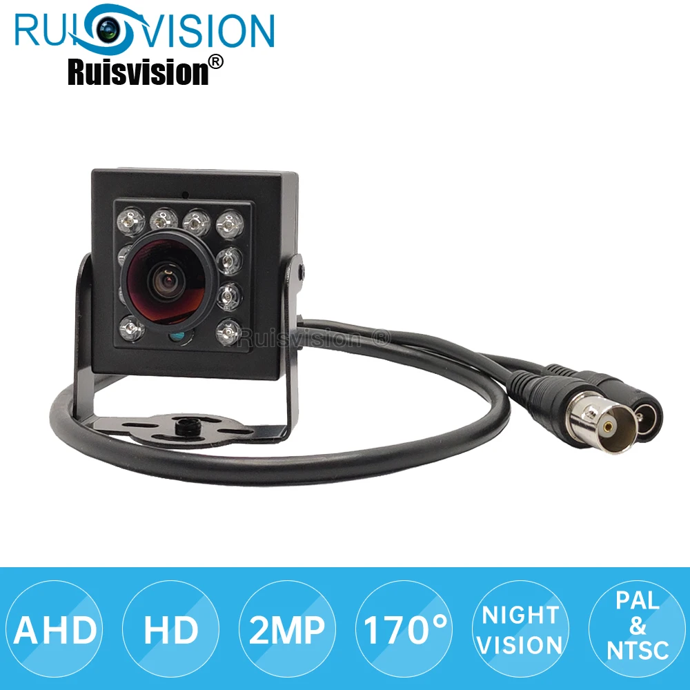Мини камера AHD1080P с углом обзора 170 ° и ночным светодиодный нм|Камеры
