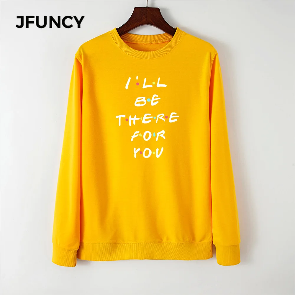 

JFUNCY 2020 Autumn O Neck Long Sleeve Pullover Woman Casual Hoody Oversized Women Hoodie Letter Print Tops Mujeres Sweatshirt