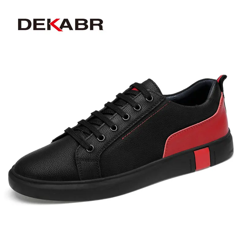 07 Black DEAKRB/классическая мужская повседневная обувь; Мужская модная обувь на плоской подошве для вождения; итальянская стильная мягкая прогулочная обувь осенние кроссовки - Цвет: 07 Black