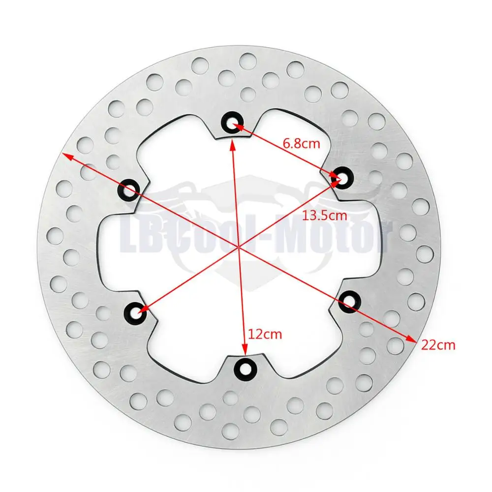 Фото Передний тормозной диск для Suzuki RMX250 P 1994 1995 1996 1997 KLX400 R B1/B2 1998 2003 тормозной ротор №1
